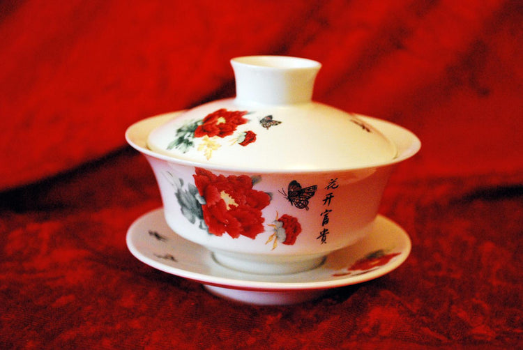 Gai Wan (Cha Zhong) - Blumenteetassen