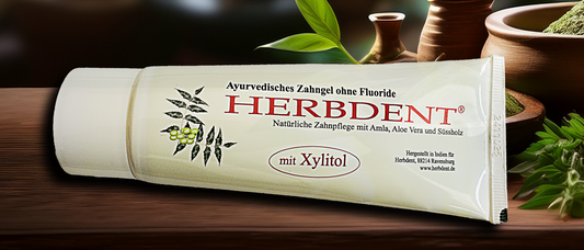 Herbdent mit Xylitol, ayurvedisch, fuloridfrei