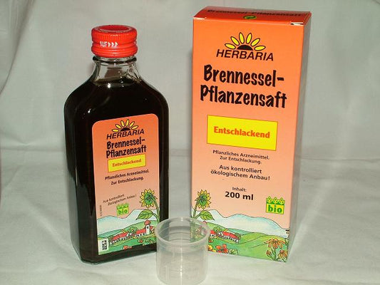 Brennessel-Pflanzensaft