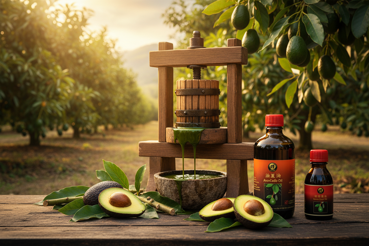 Grünes Avocado-Öl