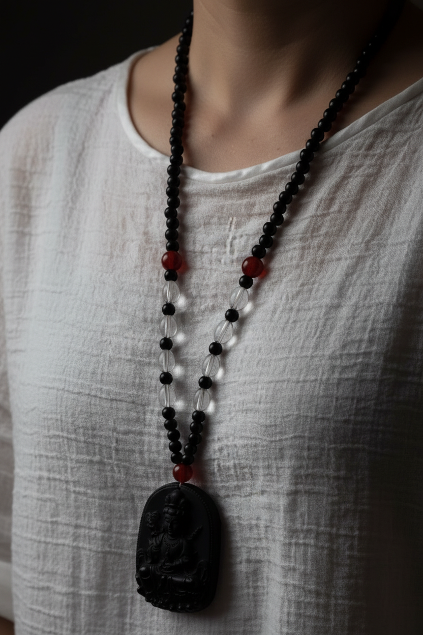 Guanyin Kette – Dekolleté