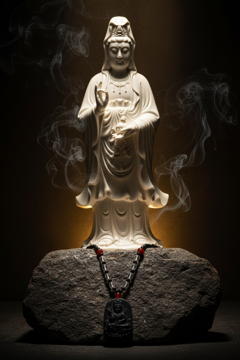 Guanyin – Porzellan dramatisch